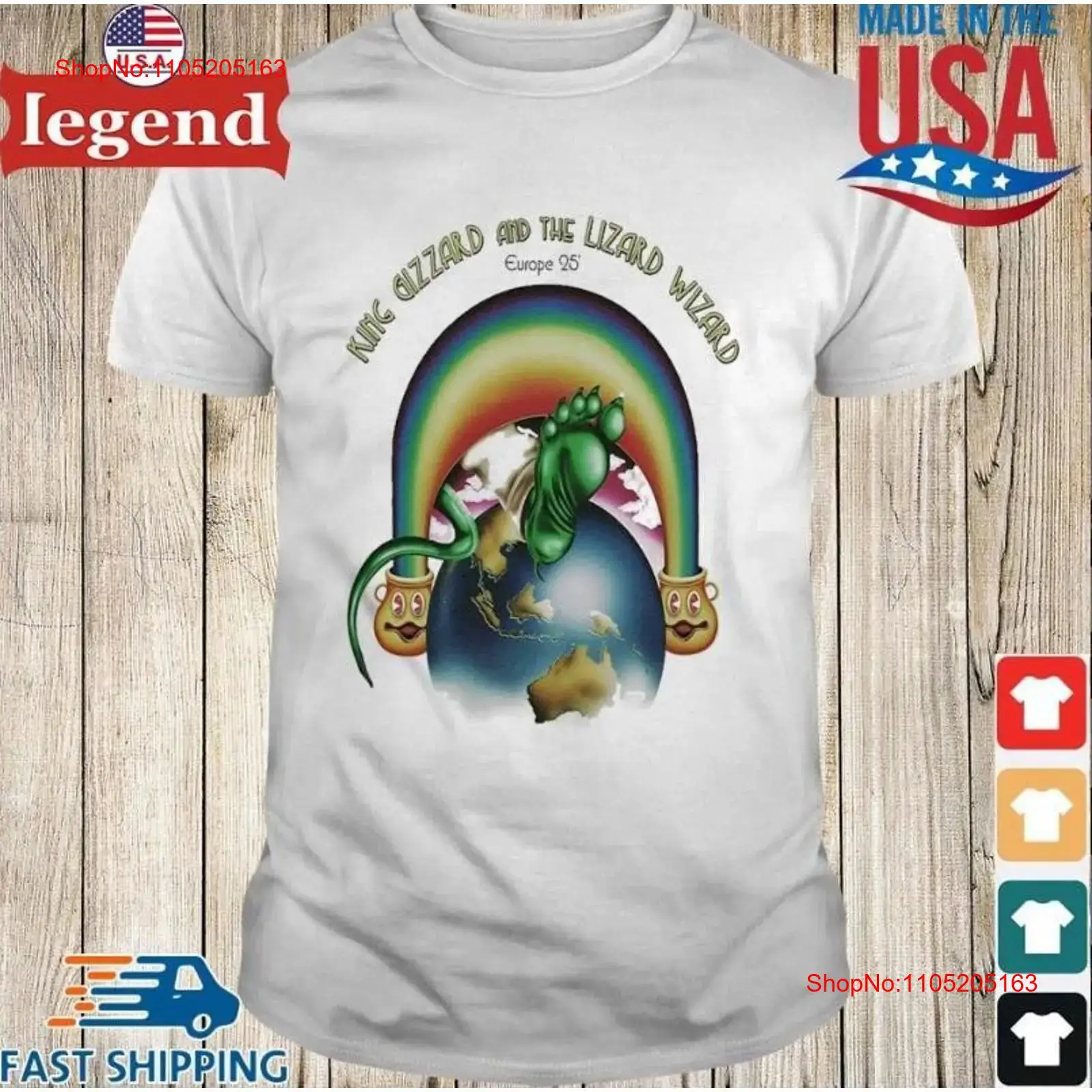 Men Fashion King - Rei gizzard o lagarto feiticeiro floresta