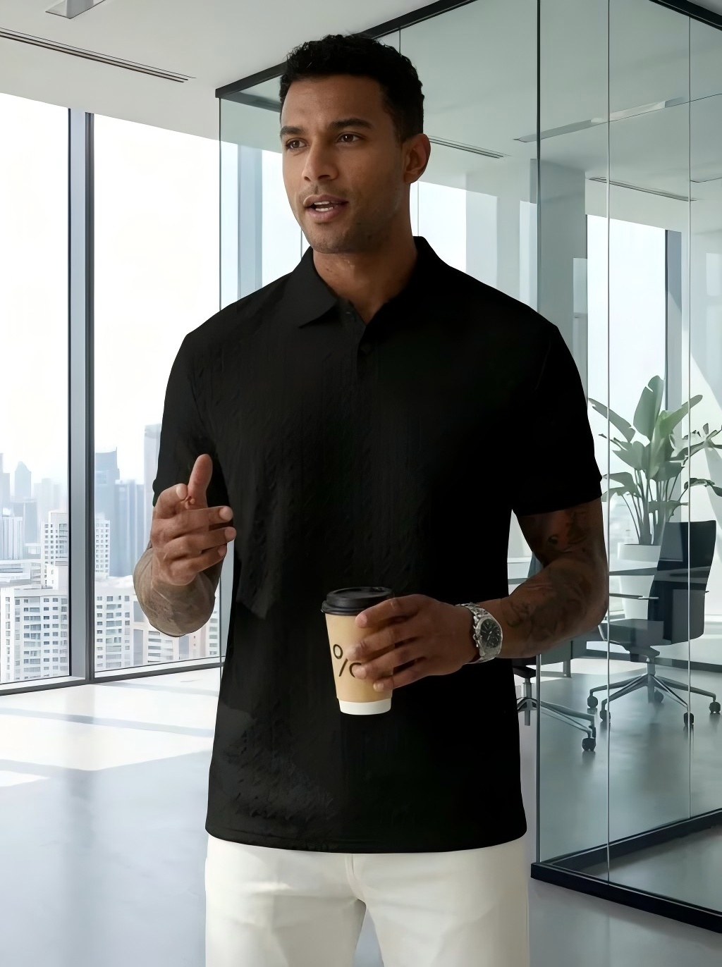 Men'S Fashion Questions - Camisa POLO Masculina de Moda Verão
