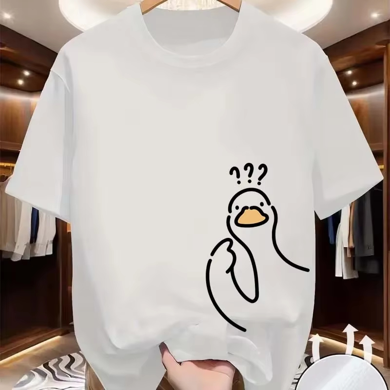 Men'S Fashion Questions - Camisetas com Estampa de Pato com