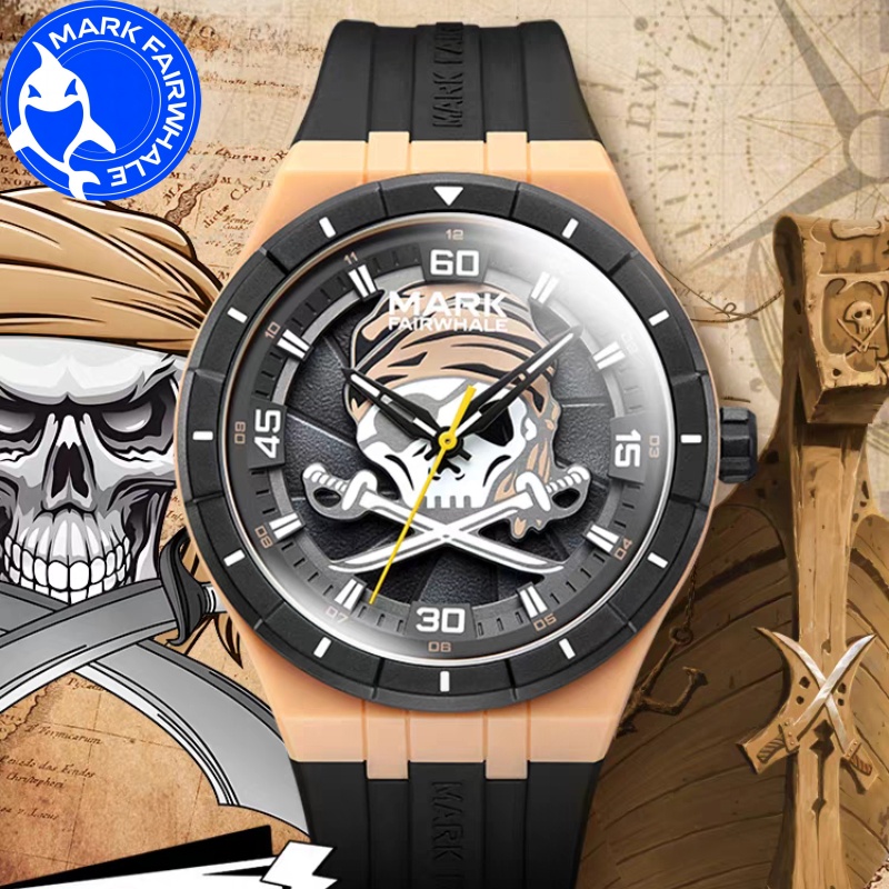 Mens Fashion Watch - Mark fairwhale relógios para homem 5040