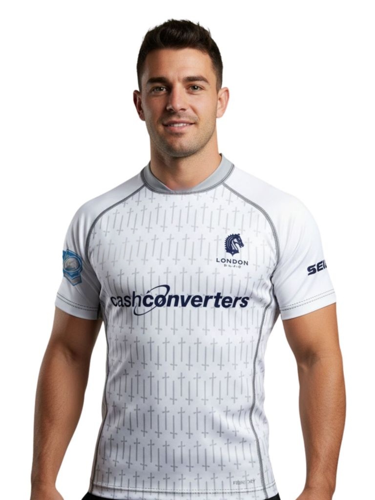 Mens Fashion Rugby Shirts - Camisa de Rugby Masculina 3D Estampada