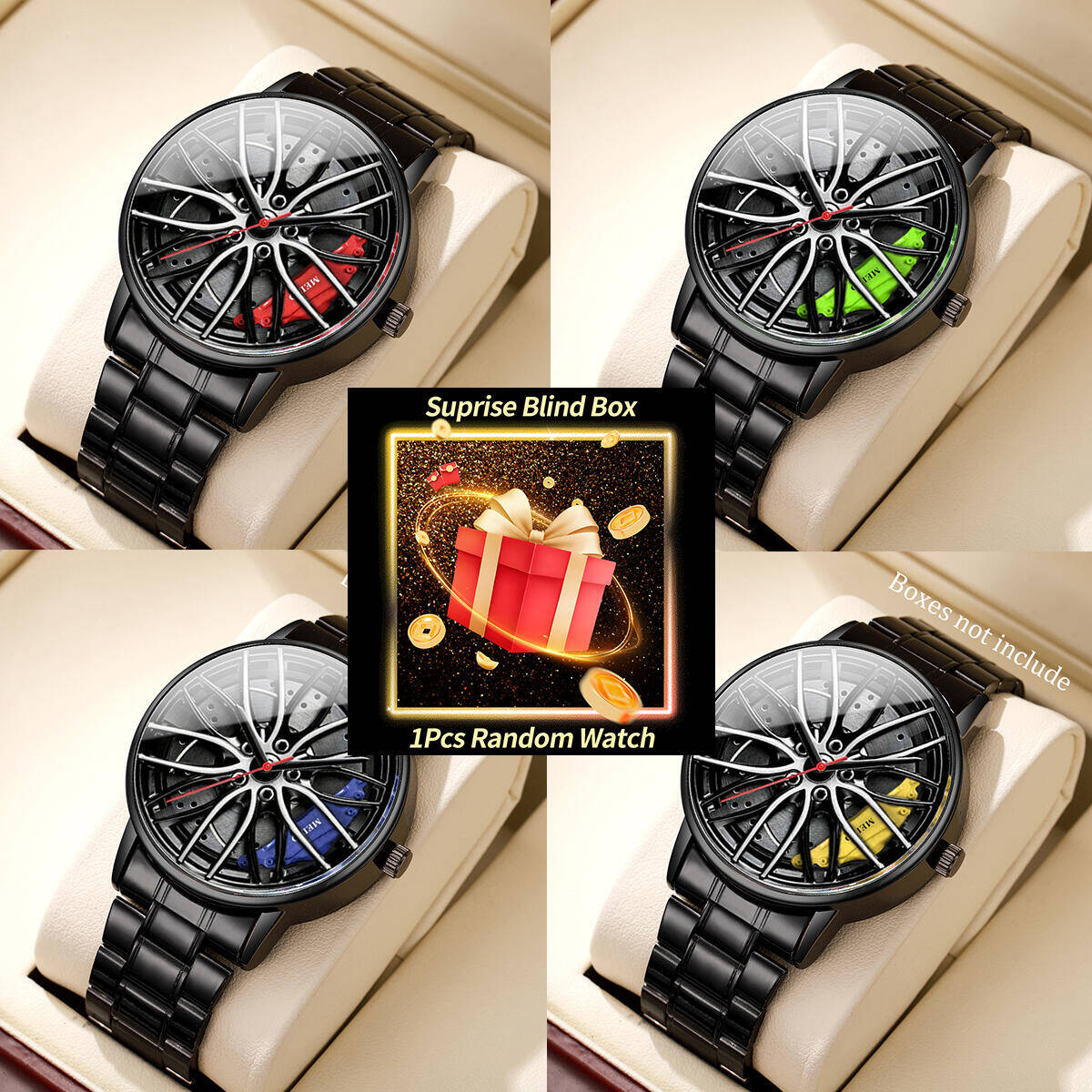Mens Fashion Watch - 1pc surpresa mistério relógio caixa cega-moda