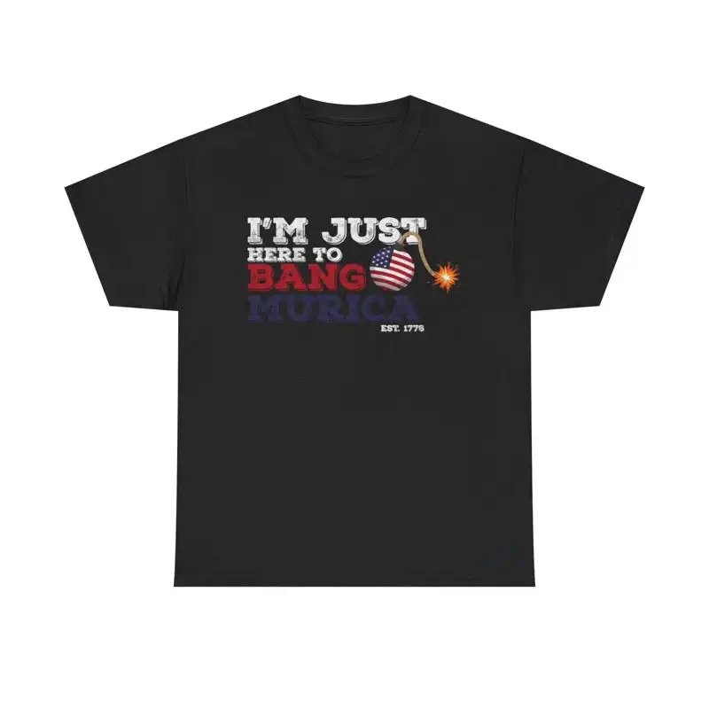 Military Shirt Men - Camiseta Im Just Here To Bang
