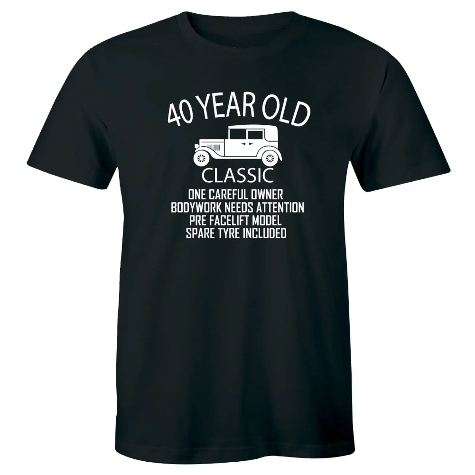 Mens Fashion In 40S - Camiseta Clássica Retrô de 40 Anos