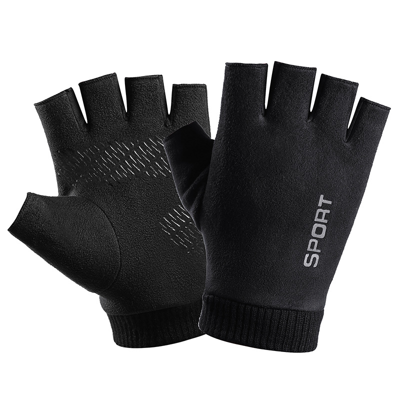 Driving Gloves Leather - Homem inverno camurça couro de pelúcia