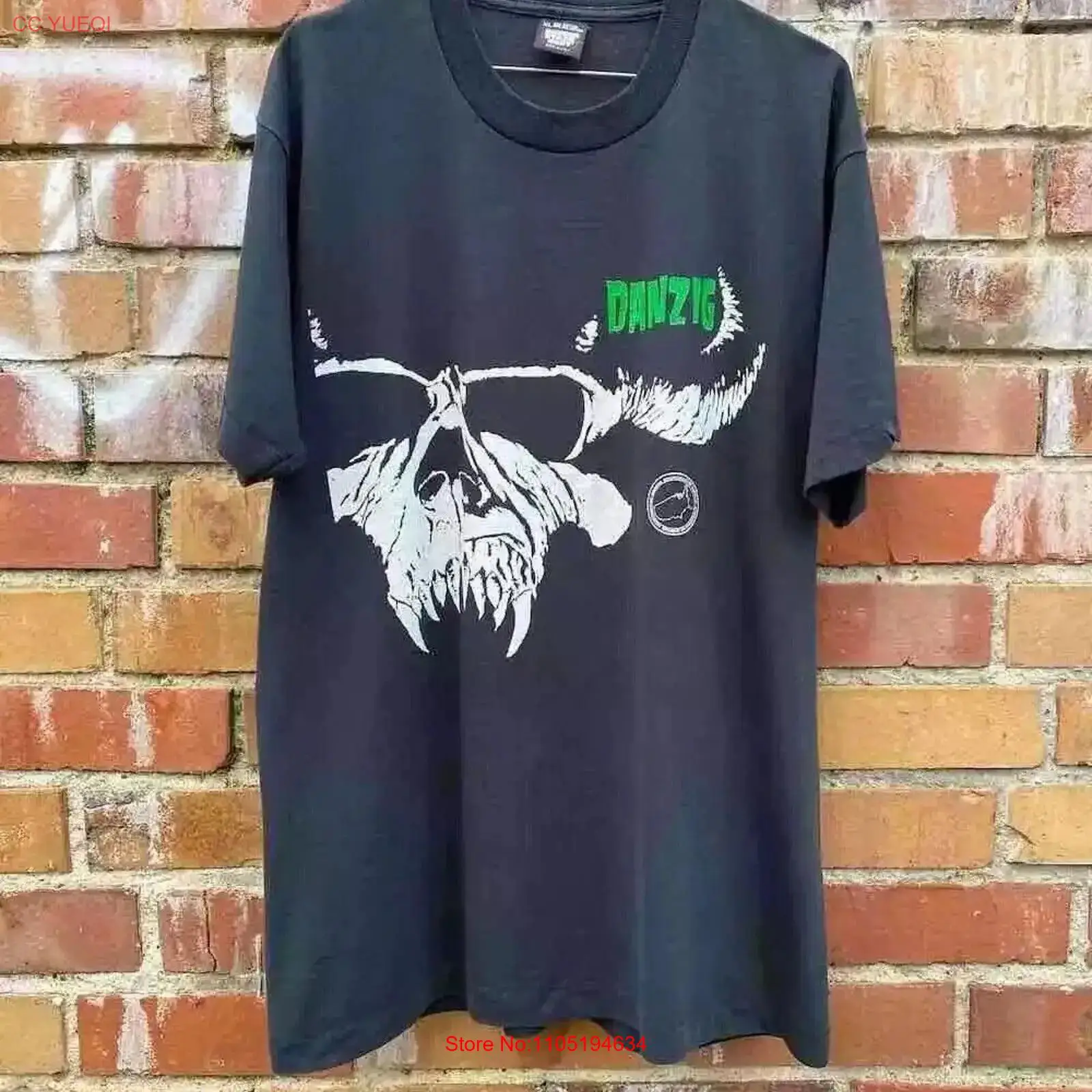Mens Fashion World - Danzig não deste mundo tour preto