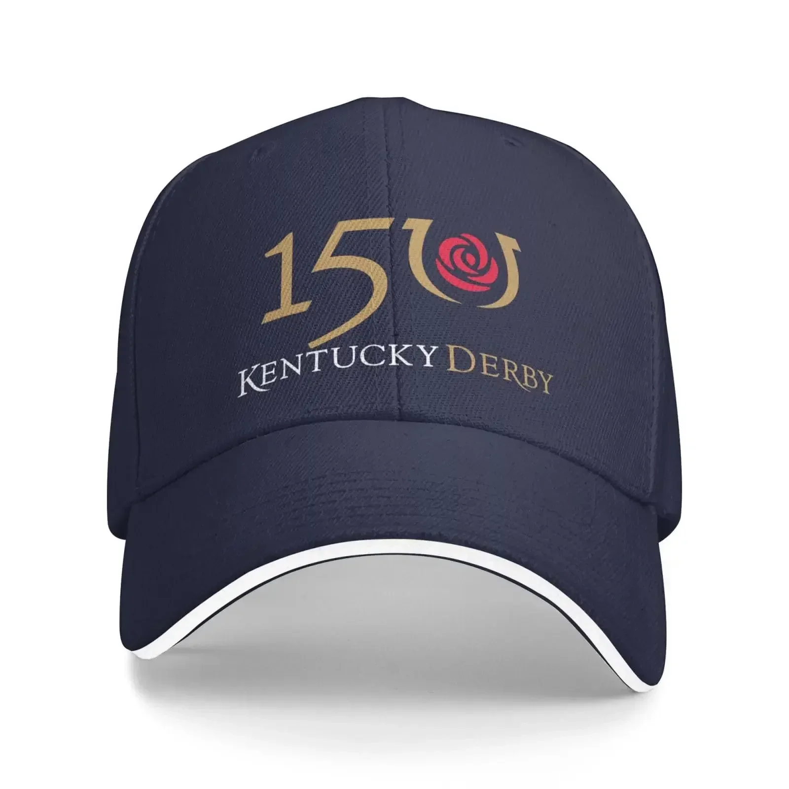 Men'S Fashion Kentucky Derby - Boné de beisebol ajustável para homens