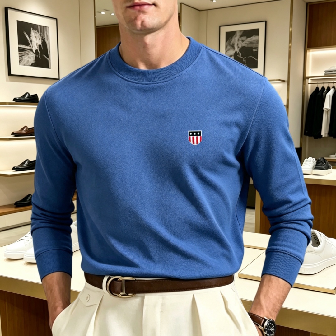 Camiseta masculina de algodão  - Men'S Fashion T Shirts avaliação e preço