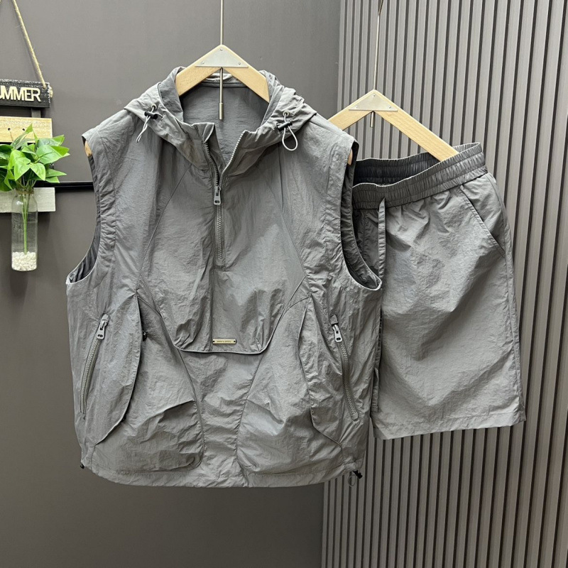 Conjunto de 2 peças: Colete co - Mens Fashion Vest avaliação e preço
