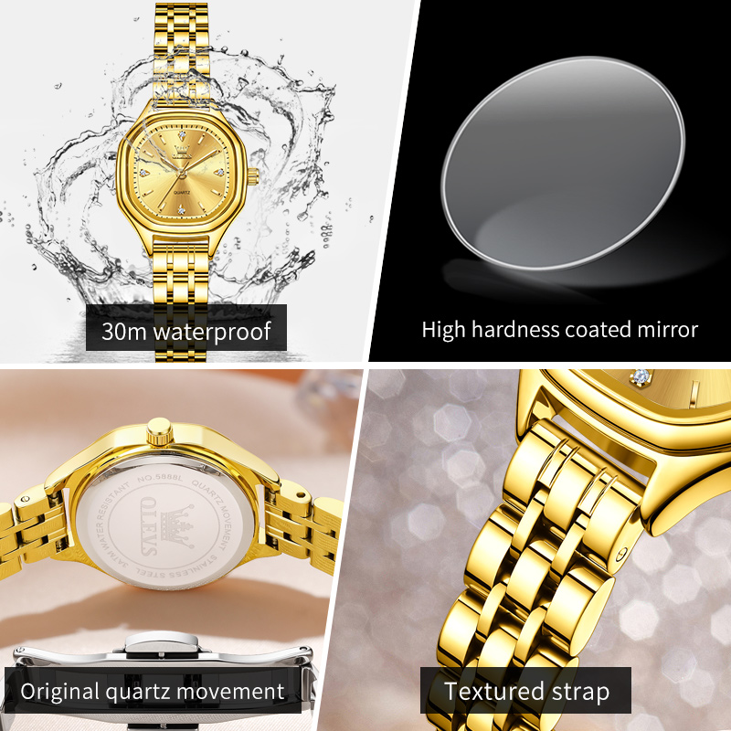 Olevs 5888 senhoras relógios o - Mens Fashion Watch avaliação e preço
