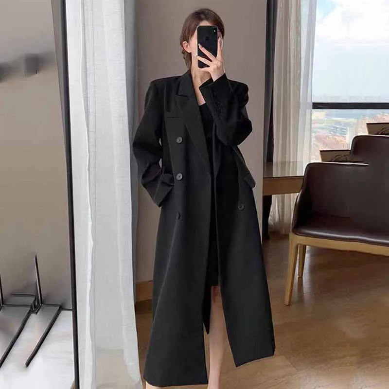 Fanan elegante longo trench co - Mens Fashion Blazer avaliação e preço