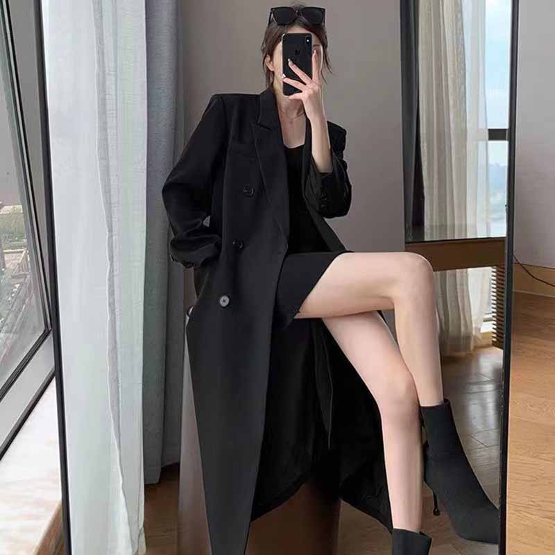 Fanan elegante longo trench co - Mens Fashion Blazer avaliação e preço