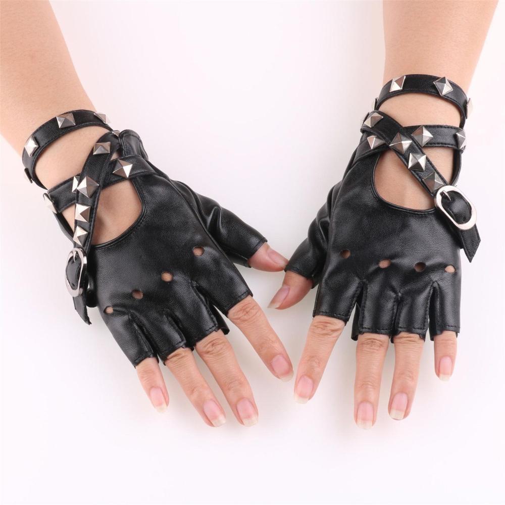 Unisex Fingerless Driving PU L - Driving Gloves Leather avaliação e preço