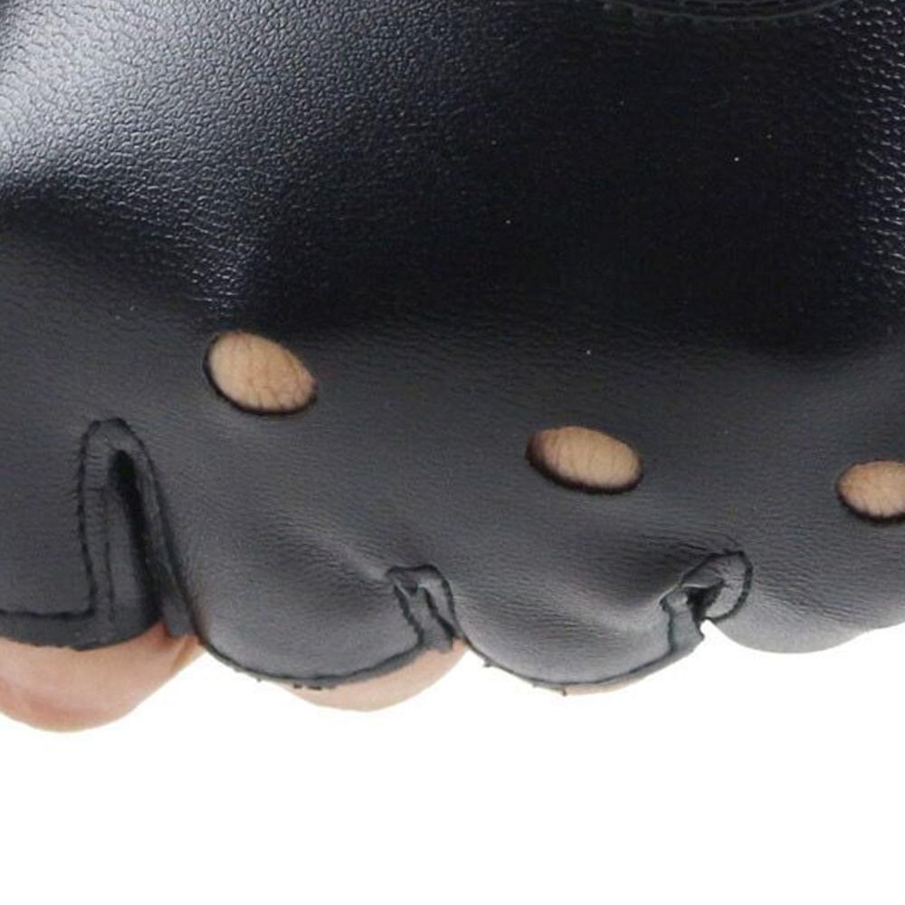 Unisex Fingerless Driving PU L - Driving Gloves Leather avaliação e preço