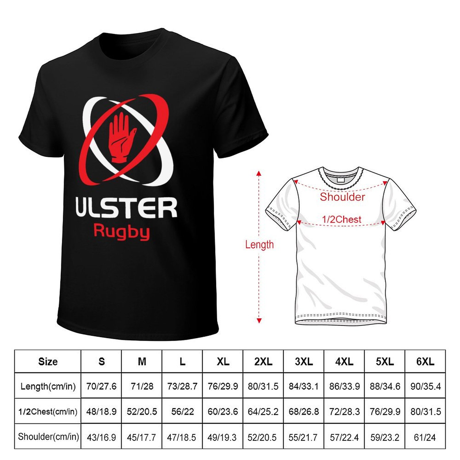 IRFU - Camiseta com design icô - Mens Fashion Rugby Shirts avaliação e preço