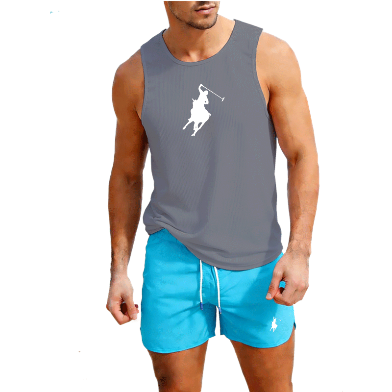Conjunto de Moda Casual de Ver - Mens Fashion Summer avaliação e preço