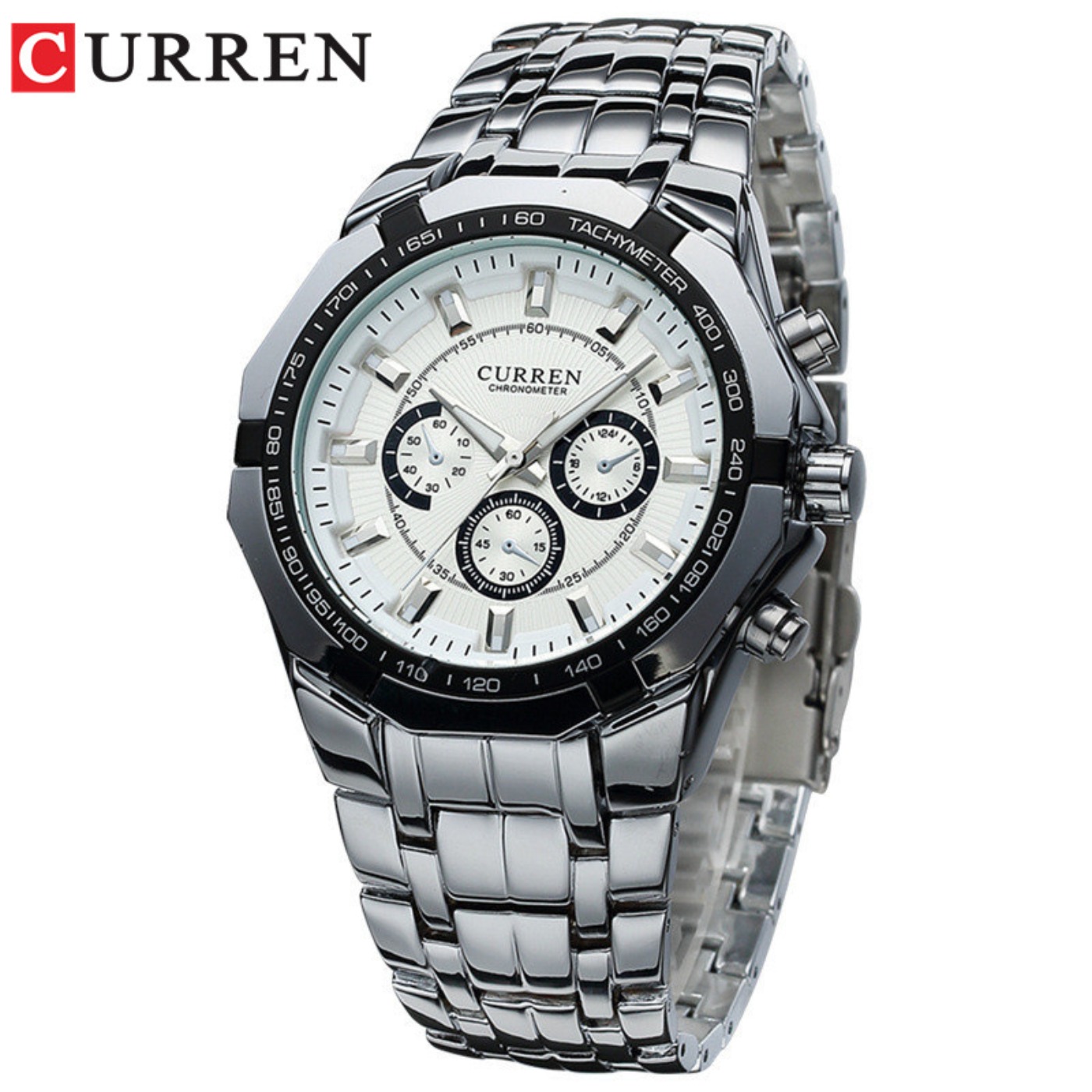 Relógio Masculino de Luxo CURR - Mens Fashion Watch avaliação e preço
