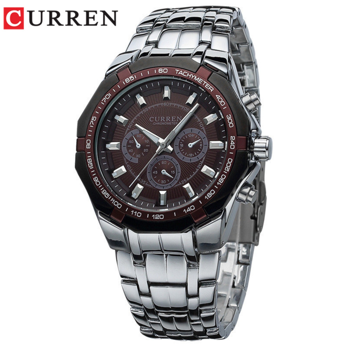 Relógio Masculino de Luxo CURR - Mens Fashion Watch avaliação e preço