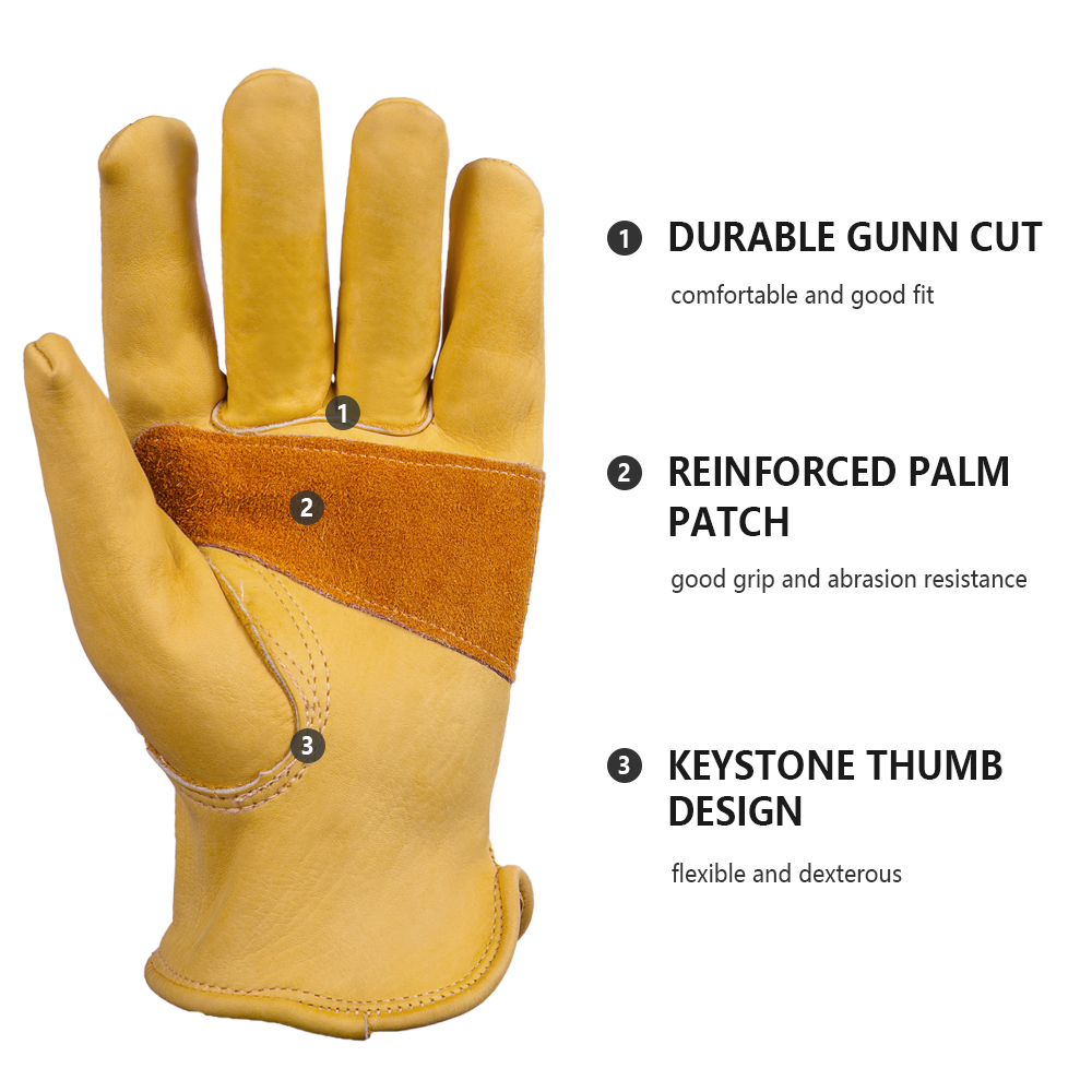 Luvas de Couro Masculinas para - Driving Gloves Leather avaliação e preço