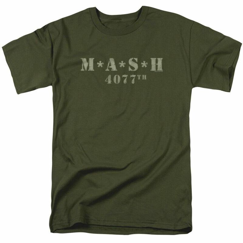 Mash Distressed Logo T Shirt M - Military Shirt Men avaliação e preço