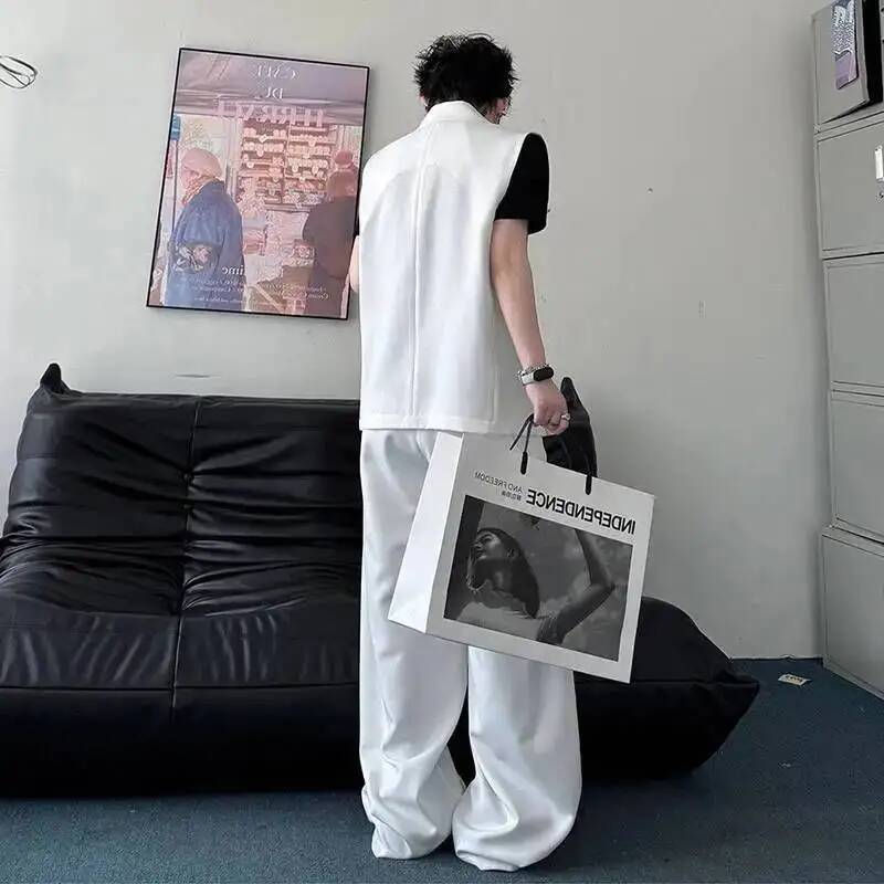 Colete LUZHEN 2026: Novo Conju - Mens Fashion Vest avaliação e preço
