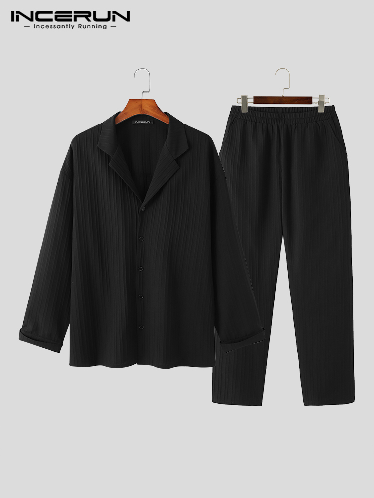 INCERUN-conjuntos masculinos d - Mens Fashion In 40S avaliação e preço