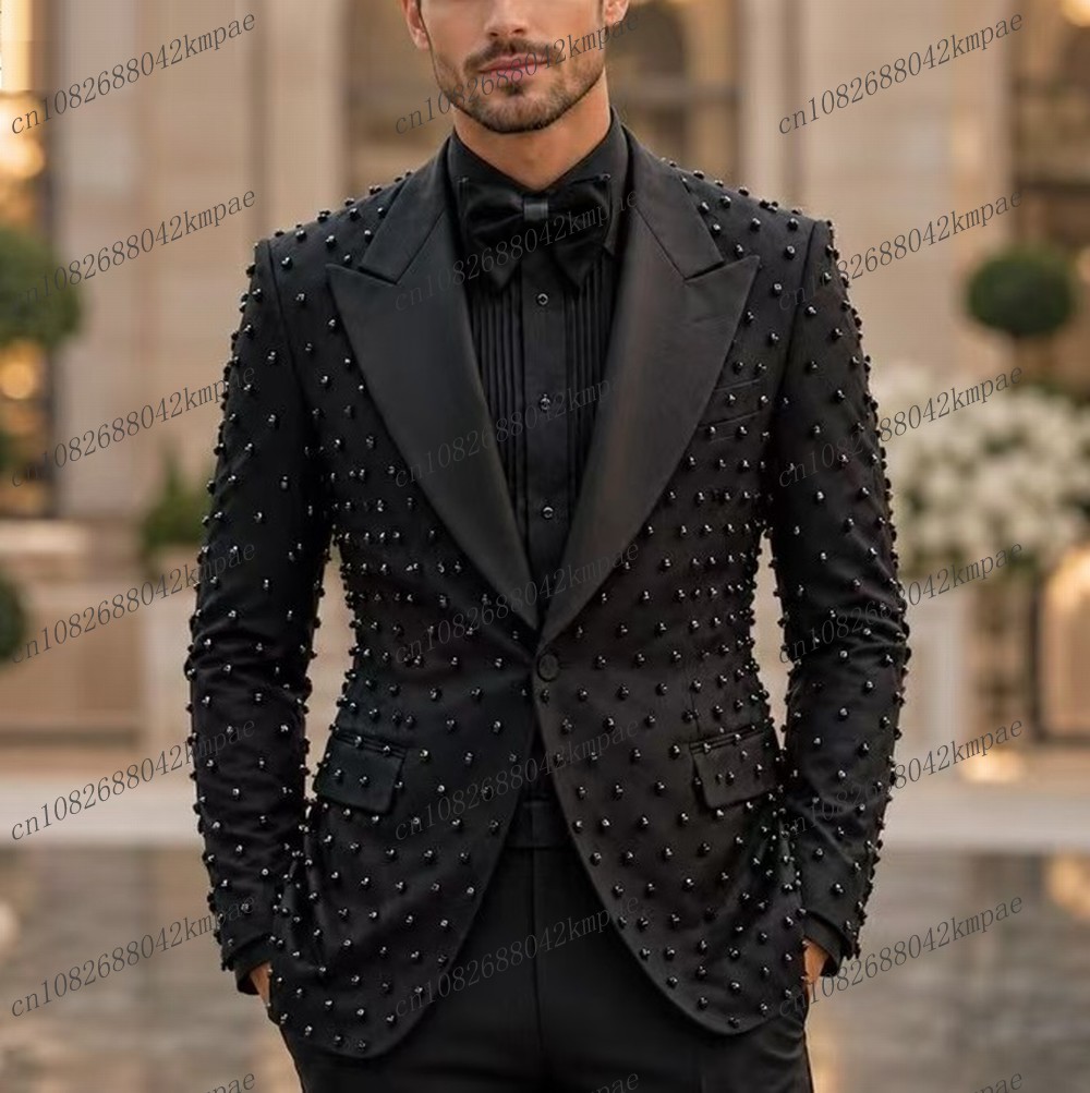 Terno Masculino Preto com Péro - Mens Fashion Blazer avaliação e preço