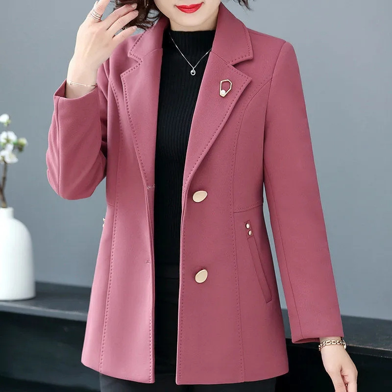 Casaco de outono curto 40 anos - Mens Fashion Blazer avaliação e preço
