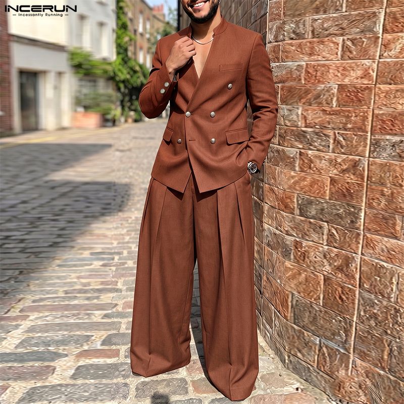 Conjuntos Masculinos INCERUN,  - Mens Fashion Blazer avaliação e preço