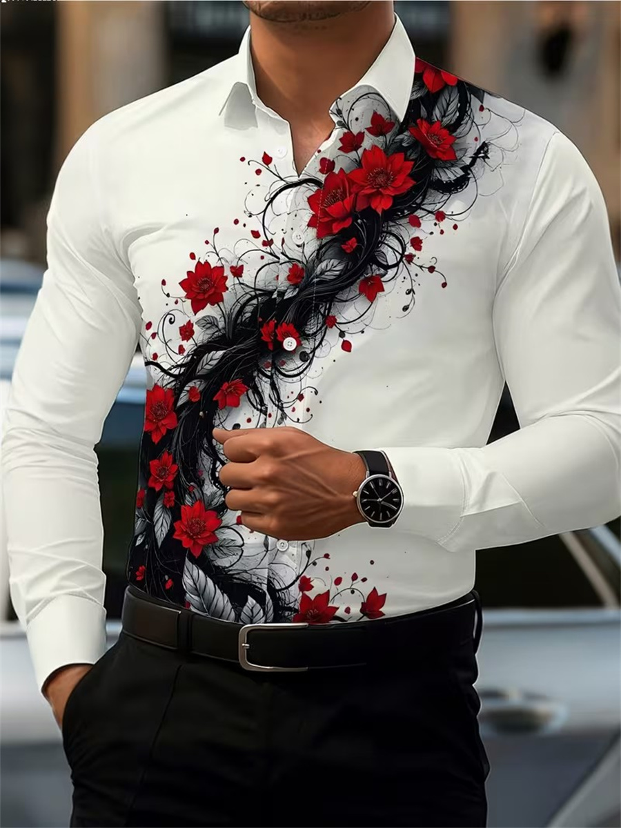 Camisa Masculina de Manga Long - Mens Fashion Summer avaliação e preço