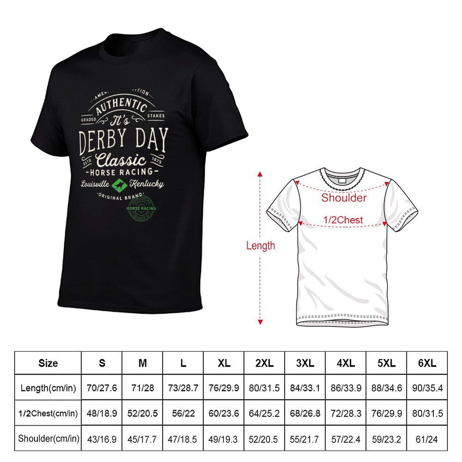 Camiseta Kentucky Derby Kentuc - Men'S Fashion Kentucky Derby avaliação e preço