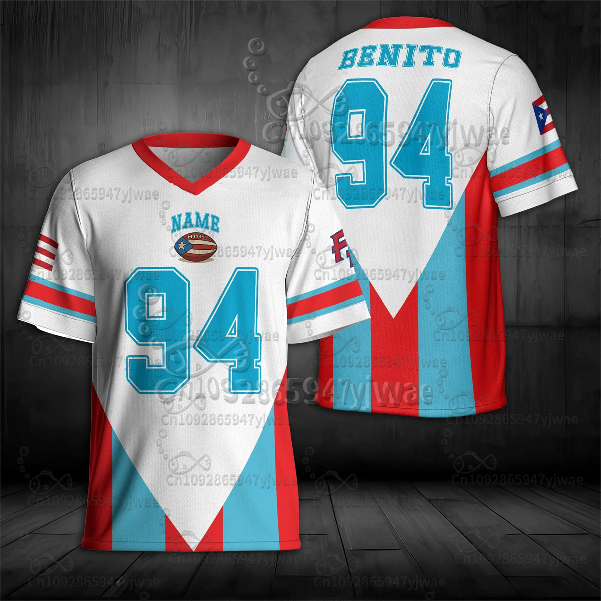 Camisa de Rugby Team Benito 94 - Mens Fashion Rugby Shirts avaliação e preço